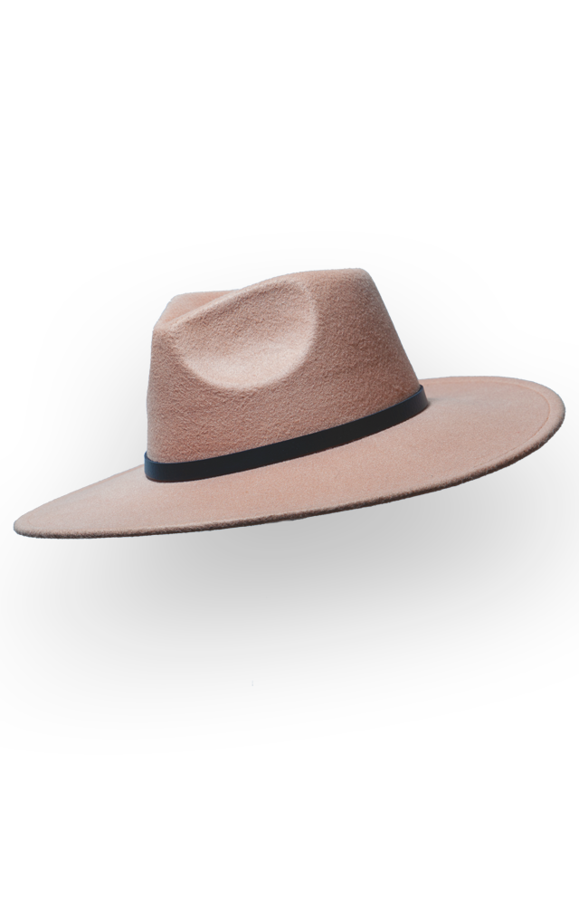 Sombrero Fedora de fieltro de lana