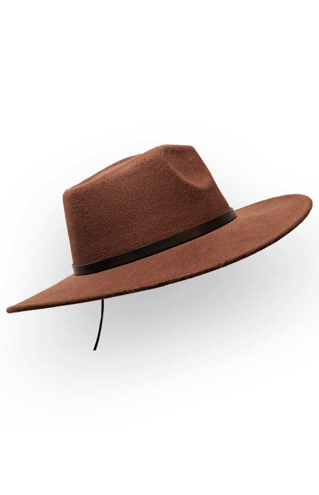 Sombrero Fedora de fieltro de lana hombre